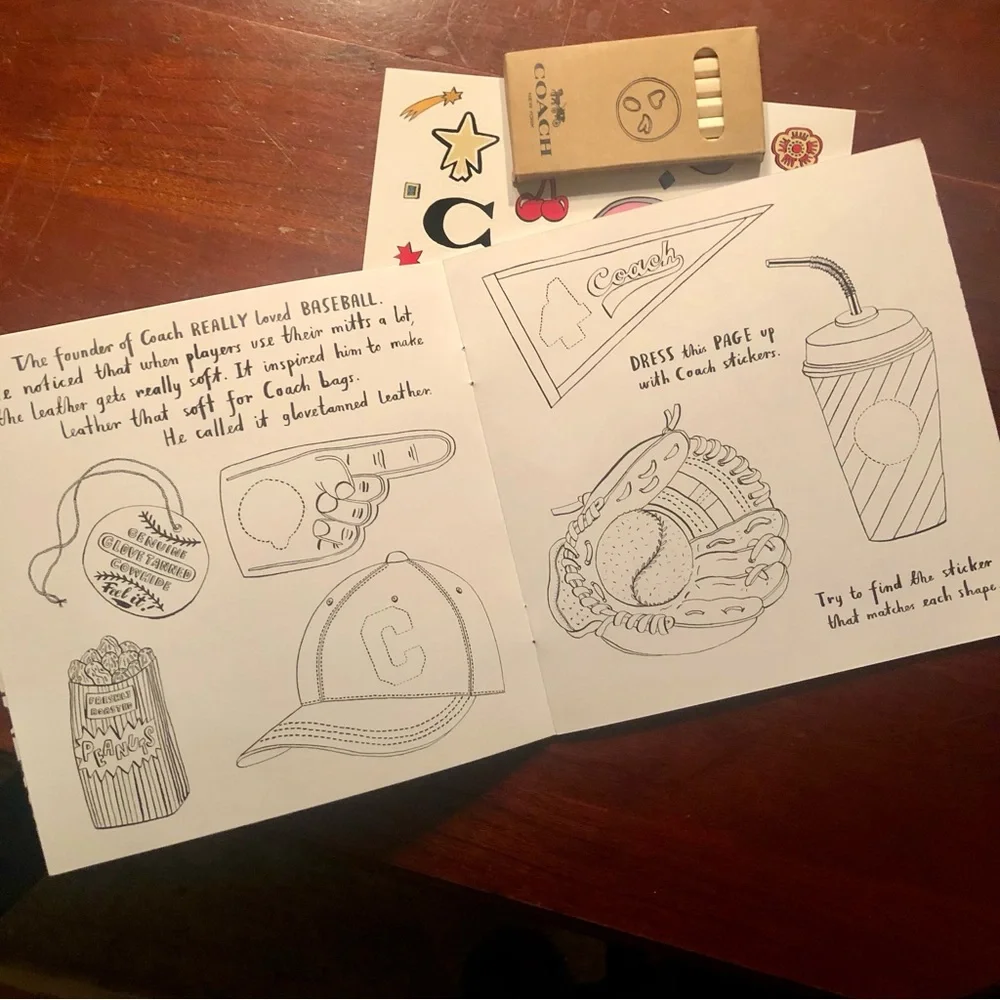 Coach Coloring Book “Color me Coach” with Pencils and Stickers - Picture 5 of 6